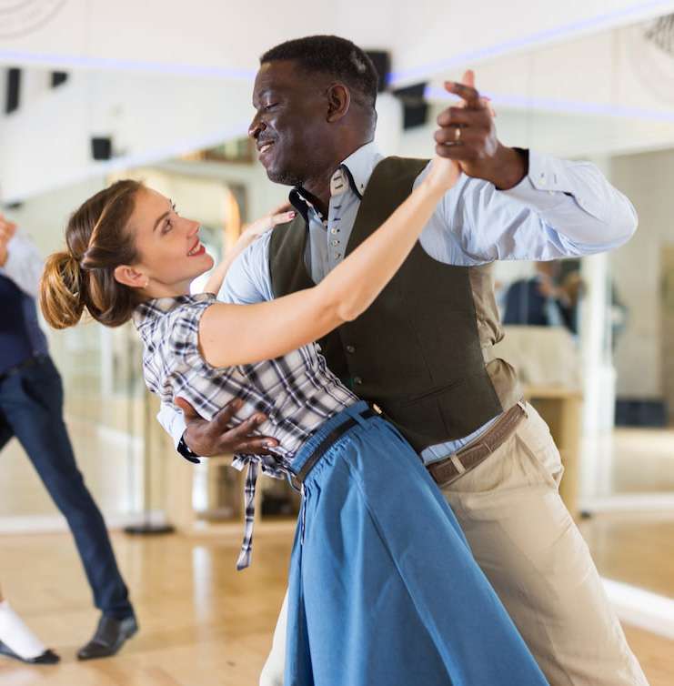 dancing couple young